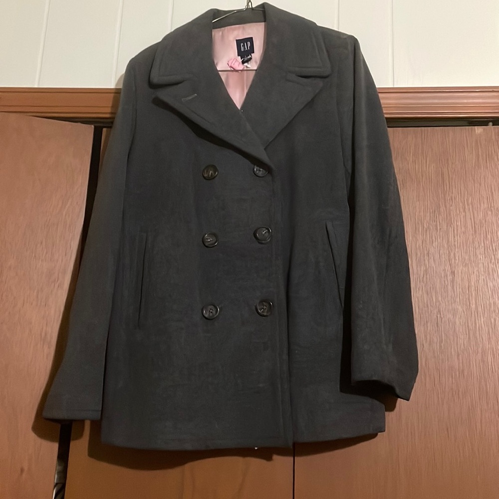 GAP 🧥 SIZE L- Pea Coat - GREY ❄️